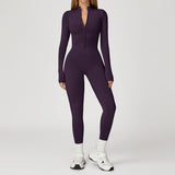 Fleece-Lined Long-Sleeve Jumpsuit