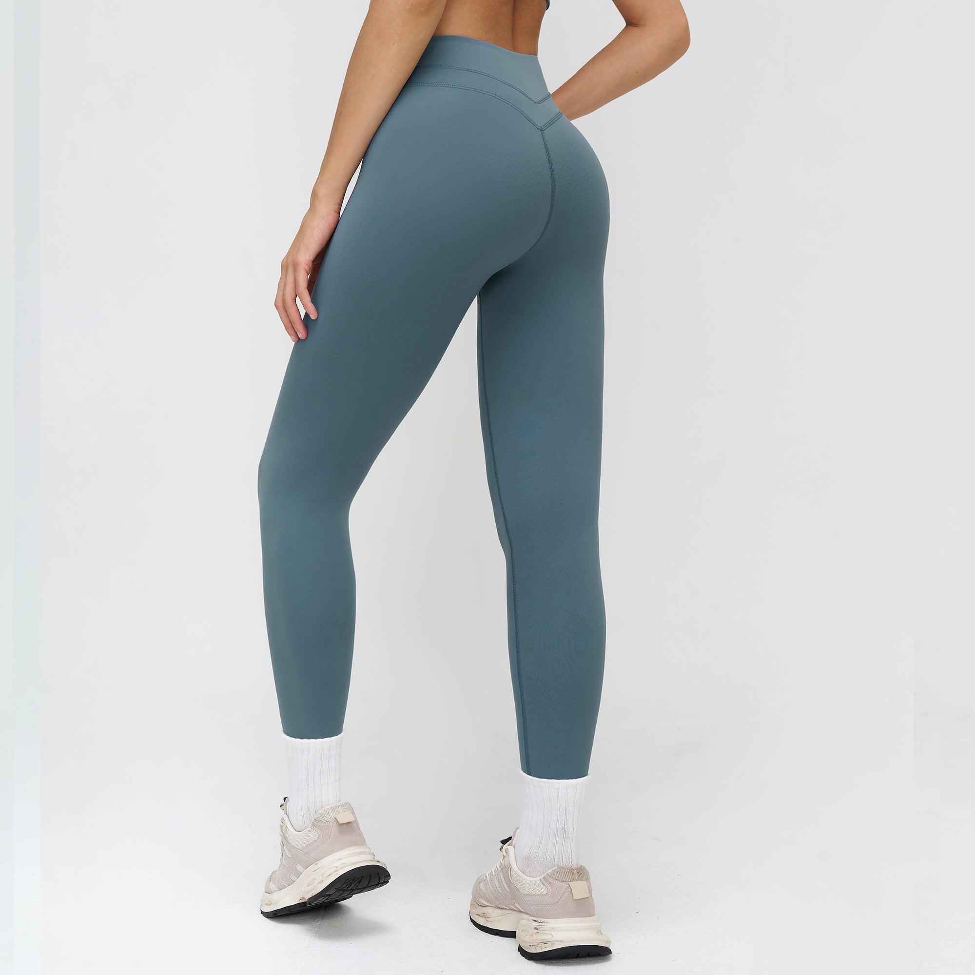 Peach-Lift High-Waisted Sculpting Leggings