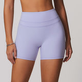 Peach-Lift High-Waisted Fitness Shorts