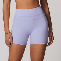 Peach-Lift High-Waisted Fitness Shorts