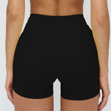 Peach-Lift High-Waisted Fitness Shorts