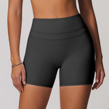 Peach-Lift High-Waisted Fitness Shorts