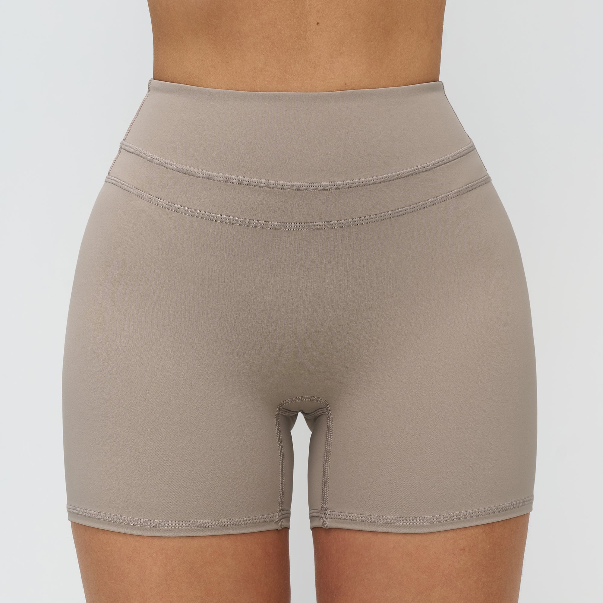Peach-Lift High-Waisted Fitness Shorts