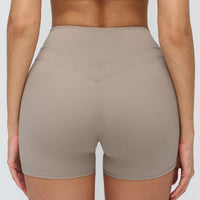 Peach-Lift High-Waisted Fitness Shorts