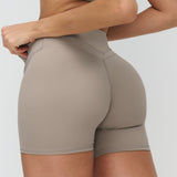 Peach-Lift High-Waisted Fitness Shorts