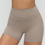 Peach-Lift High-Waisted Fitness Shorts