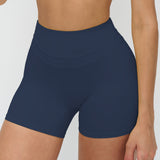 Peach-Lift High-Waisted Fitness Shorts