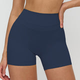 Peach-Lift High-Waisted Fitness Shorts
