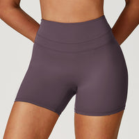 Peach-Lift High-Waisted Fitness Shorts