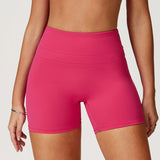 Peach-Lift High-Waisted Fitness Shorts
