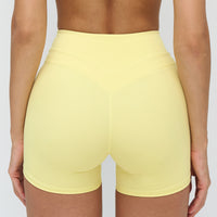 Peach-Lift High-Waisted Fitness Shorts