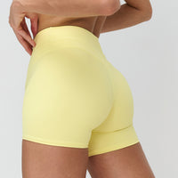 Peach-Lift High-Waisted Fitness Shorts