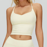 Cross-Back Padded Tank Top