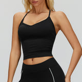 Cross-Back Padded Tank Top