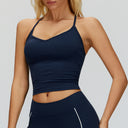 Cross-Back Padded Tank Top