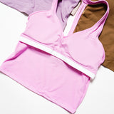 V-Neck Halter Back Sports Tank