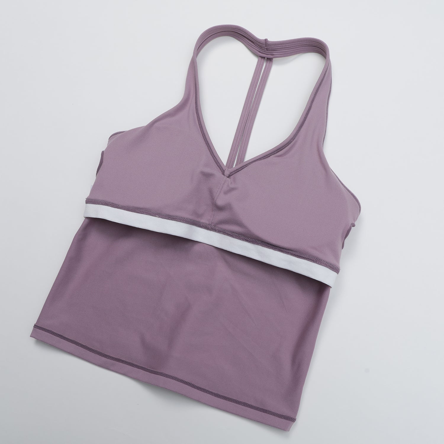 V-Neck Halter Back Sports Tank