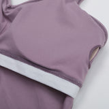 V-Neck Halter Back Sports Tank