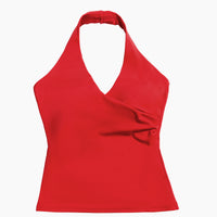 V-Neck Halter Sports Tank Top