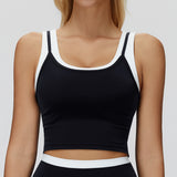 Contrast Two-in-One Tank Bra
