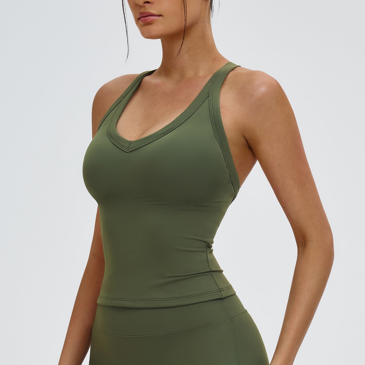 U-Neck Open-Back Sports Tank