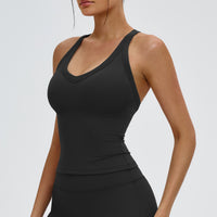 U-Neck Open-Back Sports Tank
