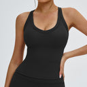 U-Neck Open-Back Sports Tank