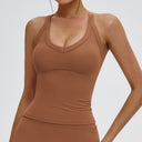 U-Neck Open-Back Sports Tank