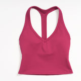 T-Back Cropped Sports Tank