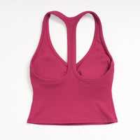 T-Back Cropped Sports Tank