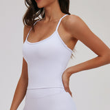 Strappy Open-Back Sports Tank