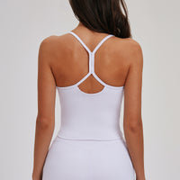 Strappy Open-Back Sports Tank