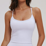 Strappy Open-Back Sports Tank