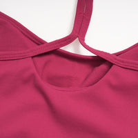 Strappy Open-Back Sports Tank