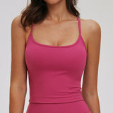 Strappy Open-Back Sports Tank