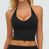 V-Neck Halter Sports Tank Top