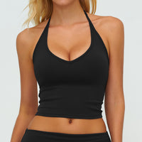 V-Neck Halter Sports Tank Top