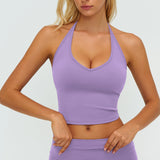 V-Neck Halter Sports Tank Top