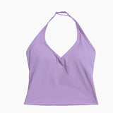 V-Neck Halter Sports Tank Top