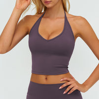 V-Neck Halter Sports Tank Top
