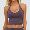 V-Neck Halter Sports Tank Top