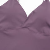 Deep V Open-Back Strappy Active Tank