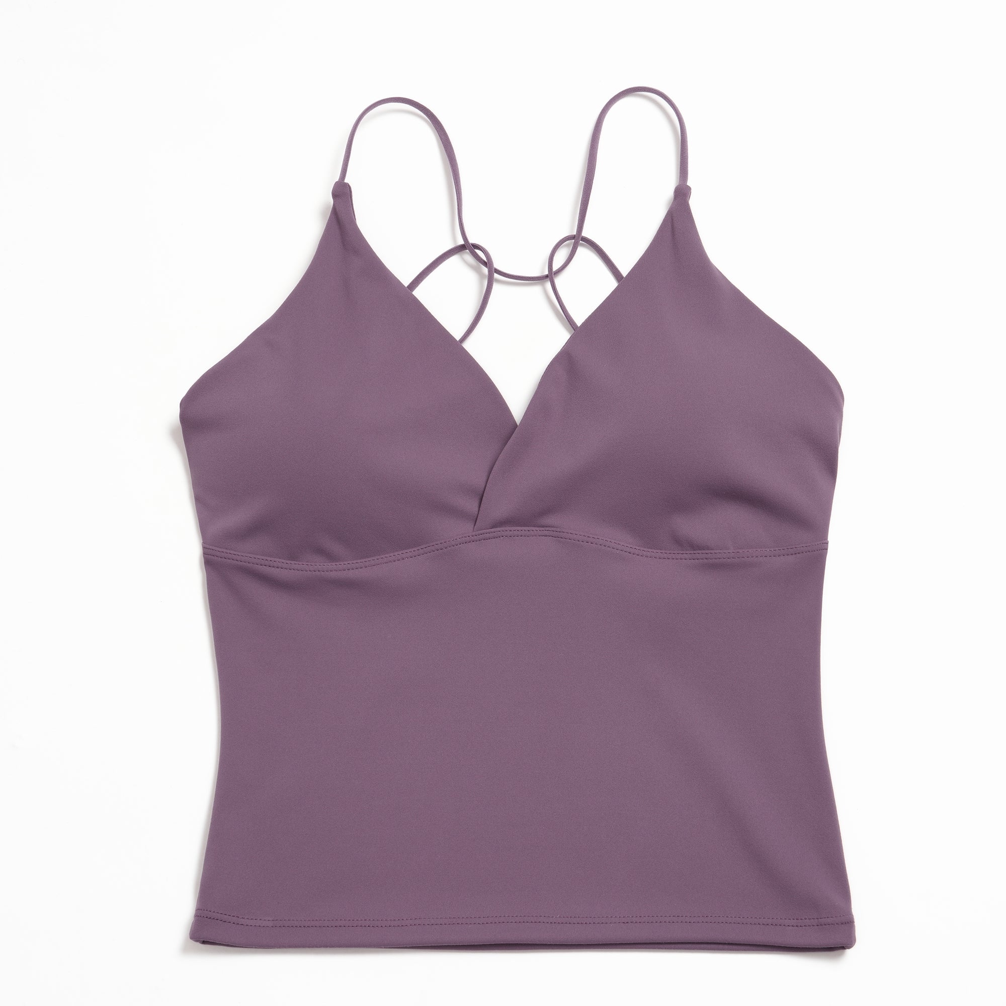 Deep V Open-Back Strappy Active Tank