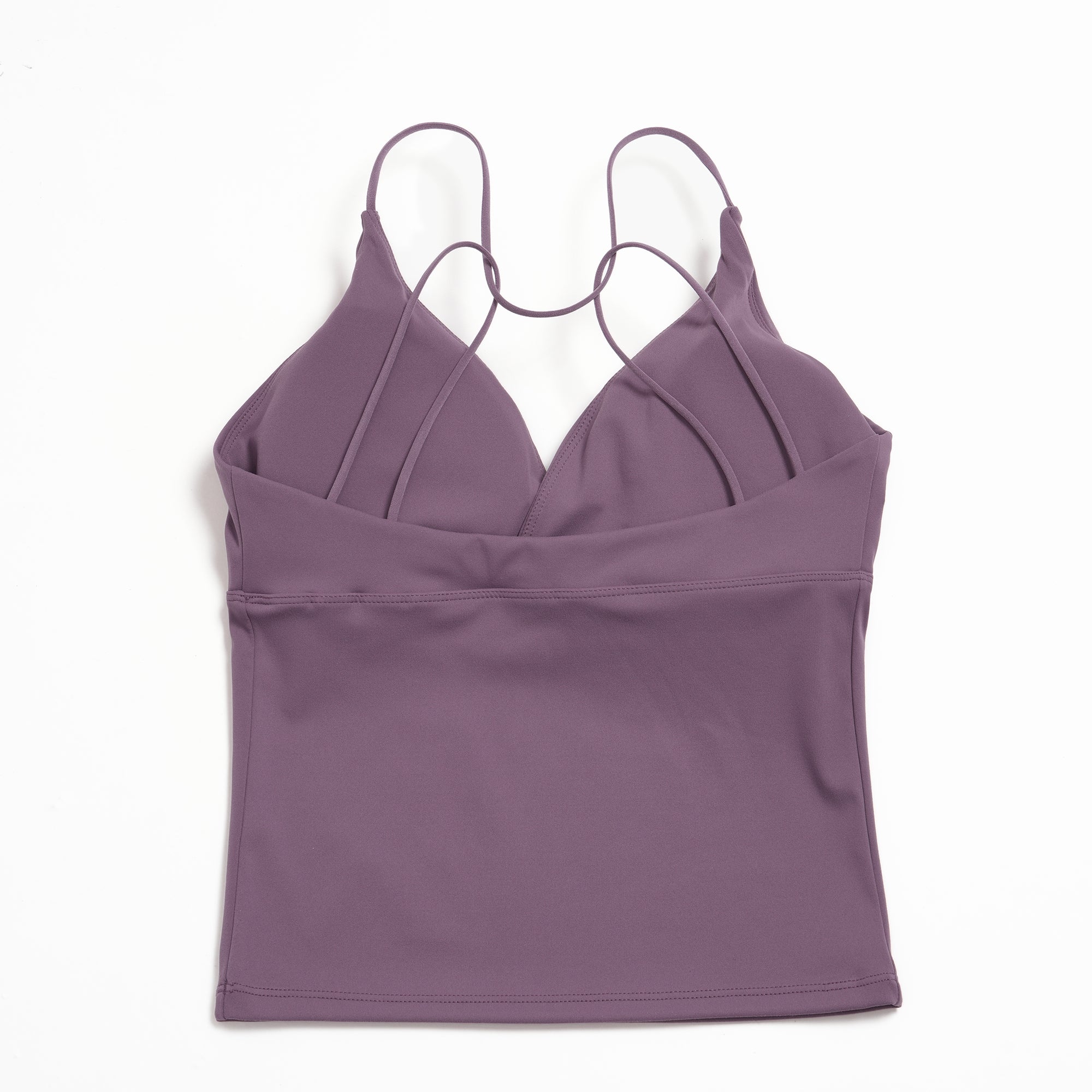 Deep V Open-Back Strappy Active Tank