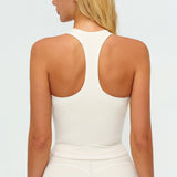 Contrast-Stitch Racerback Sports Tank