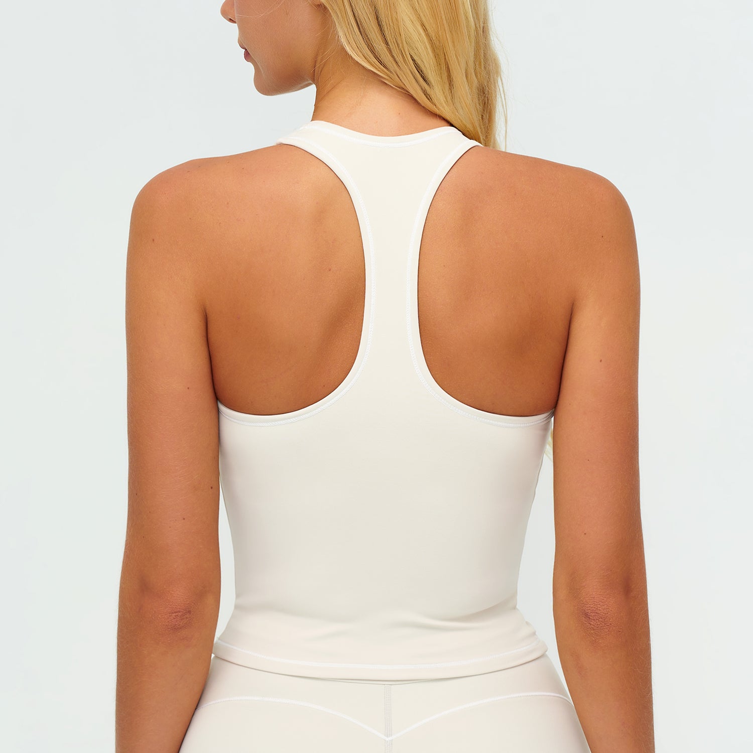 Contrast-Stitch Racerback Sports Tank