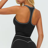 Contrast-Stitch Racerback Sports Tank