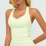 Contrast-Stitch Racerback Sports Tank