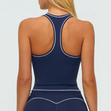 Contrast-Stitch Racerback Sports Tank
