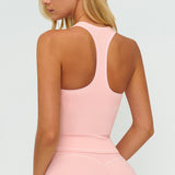 Contrast-Stitch Racerback Sports Tank